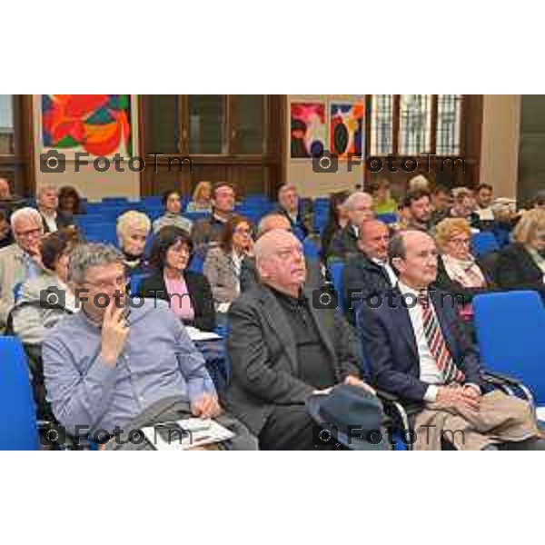 Foto Manzoni Tiziano/LaPresse 20-04-2023Bergamo Italia - Cronaca - Bergamo Fondazione Istituti Educativi presentazione del bilancio di fine mandato dell\'attuale CdA e del presidente FIEB Luigi Sorzi