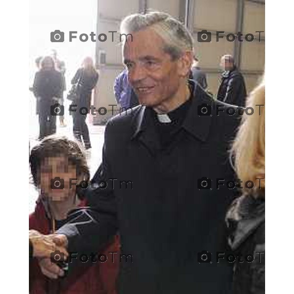 Bergamo Monsignor Don Aldo Nicoli ( archivio manzoni) foto Tiziano Manzoni-fotogramma Bergamo