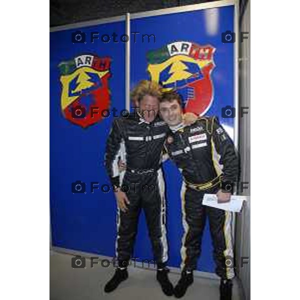 Foto Tiziano Manzoni/ Lapo Elkan con Alberto Bresci e al Monza rally show