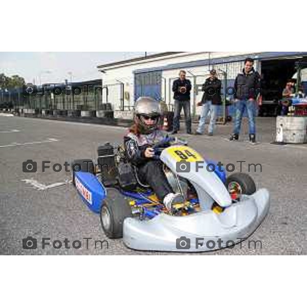 Bergamo Melita Toniolo al Kartodromo di Curno con Donetto