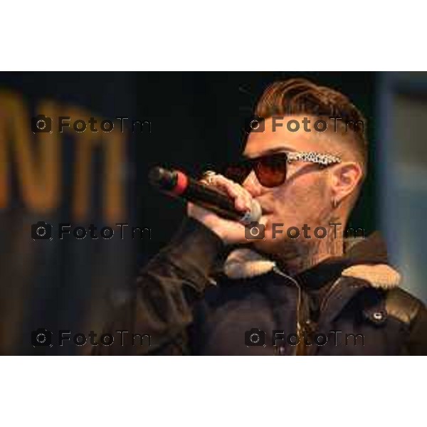 Stezzano, centro commerciale 2 torri emis killa rapper italiano Fotogramma Bergamo-Tiziano Manzoni