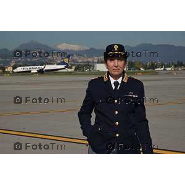 Orio al Serio Bg vicequestore aggiunto Maria Grazia Santini, dirigente della polizia di frontiera Fotogramma Bergamo-Tiziano Manzoni