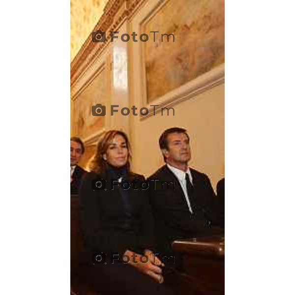 Bergamo Longuelo inaugurazione e fine del recupero del Monastero di Astino Nella foto Giorgio Gori e Cristina Parodi foto Tiziano Manzoni-fotogramma Bergamo