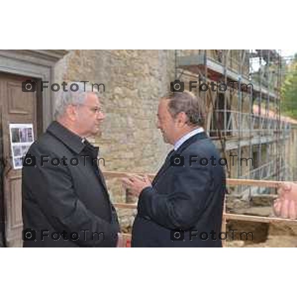 Bergamo Longuelo inaugurazione e fine del recupero del Monastero di Astino foto Tiziano Manzoni-fotogramma Bergamo