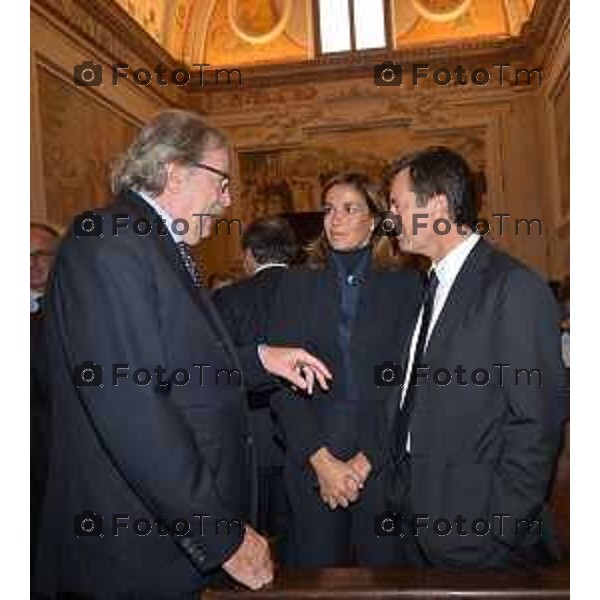 Bergamo Longuelo inaugurazione e fine del recupero del Monastero di Astino Nella foto Giorgio Gori e Cristina Parodi foto Tiziano Manzoni-fotogramma Bergamo