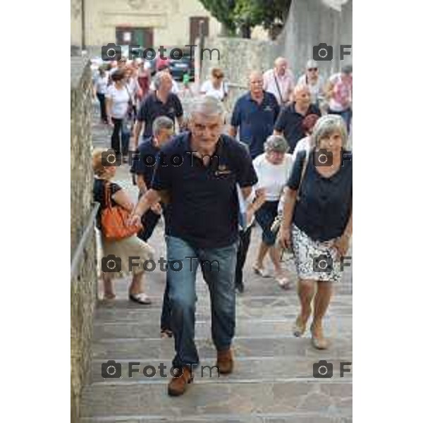 Sotto il Monte (BG) prima domenica dopo l\'annuncio della canonizzazione di papa Giovanni proclamato Santo nella foto Fotogramma Bergamo-Tiziano Manzoni