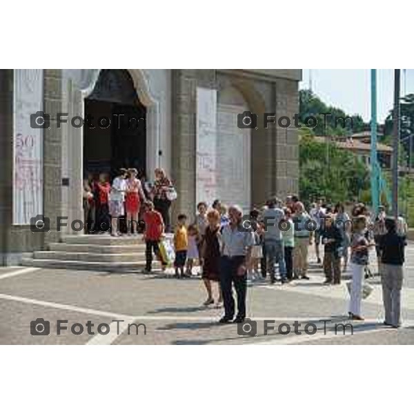 Sotto il Monte (BG) prima domenica dopo l\'annuncio della canonizzazione di papa Giovanni proclamato Santo nella foto Fotogramma Bergamo-Tiziano Manzoni