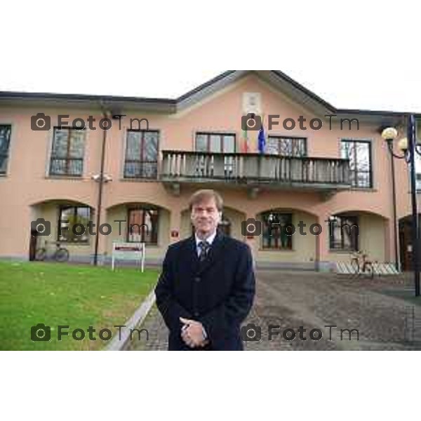 Lurano (BG) panoramiche del paese di Lurano il municipio con il sindaco Dimitri Bugini foto Tiziano Manzoni-fotogramma Bergamo