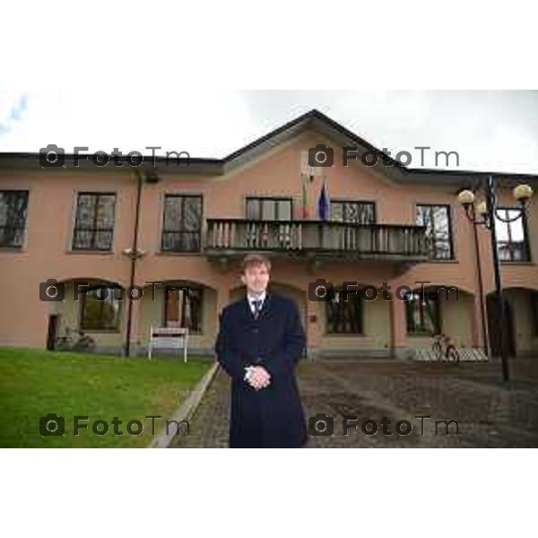 Lurano (BG) panoramiche del paese di Lurano il municipio con il sindaco Dimitri Bugini foto Tiziano Manzoni-fotogramma Bergamo