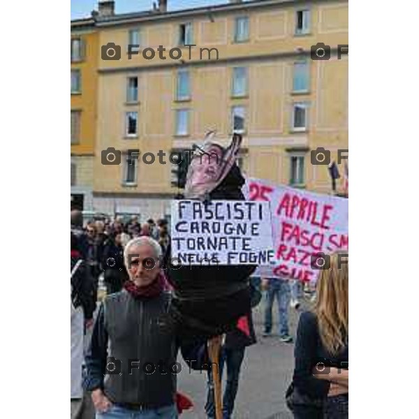 Foto Manzoni Tiziano/LaPresse 25-04-2023Bergamo Italia - Cronaca - Bergamo festa 25 aprile, le celebrazioni della Liberazione