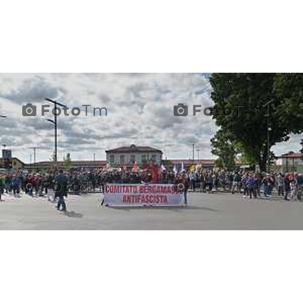 Foto Manzoni Tiziano/LaPresse 25-04-2023Bergamo Italia - Cronaca - Bergamo festa 25 aprile, le celebrazioni della Liberazione