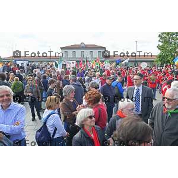 Foto Manzoni Tiziano/LaPresse 25-04-2023Bergamo Italia - Cronaca - Bergamo festa 25 aprile, le celebrazioni della Liberazione