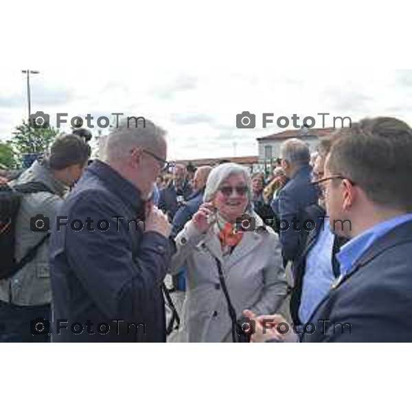 Foto Manzoni Tiziano/LaPresse 25-04-2023Bergamo Italia - Cronaca - Bergamo festa 25 aprile, le celebrazioni della Liberazione