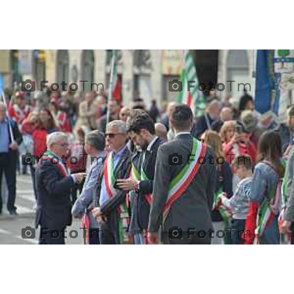 Foto Manzoni Tiziano/LaPresse 25-04-2023Bergamo Italia - Cronaca - Bergamo festa 25 aprile, le celebrazioni della Liberazione