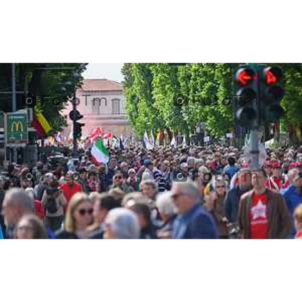 Foto Manzoni Tiziano/LaPresse 25-04-2023Bergamo Italia - Cronaca - Bergamo festa 25 aprile, le celebrazioni della Liberazione