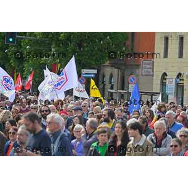 Foto Manzoni Tiziano/LaPresse 25-04-2023Bergamo Italia - Cronaca - Bergamo festa 25 aprile, le celebrazioni della Liberazione