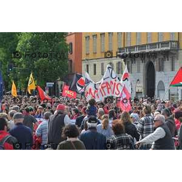 Foto Manzoni Tiziano/LaPresse 25-04-2023Bergamo Italia - Cronaca - Bergamo festa 25 aprile, le celebrazioni della Liberazione