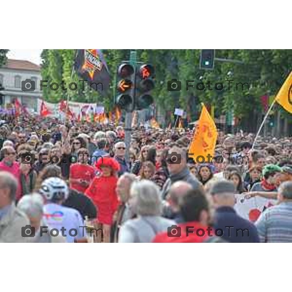 Foto Manzoni Tiziano/LaPresse 25-04-2023Bergamo Italia - Cronaca - Bergamo festa 25 aprile, le celebrazioni della Liberazione