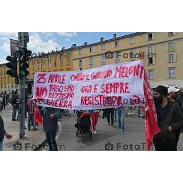 Foto Manzoni Tiziano/LaPresse 25-04-2023Bergamo Italia - Cronaca - Bergamo festa 25 aprile, le celebrazioni della Liberazione