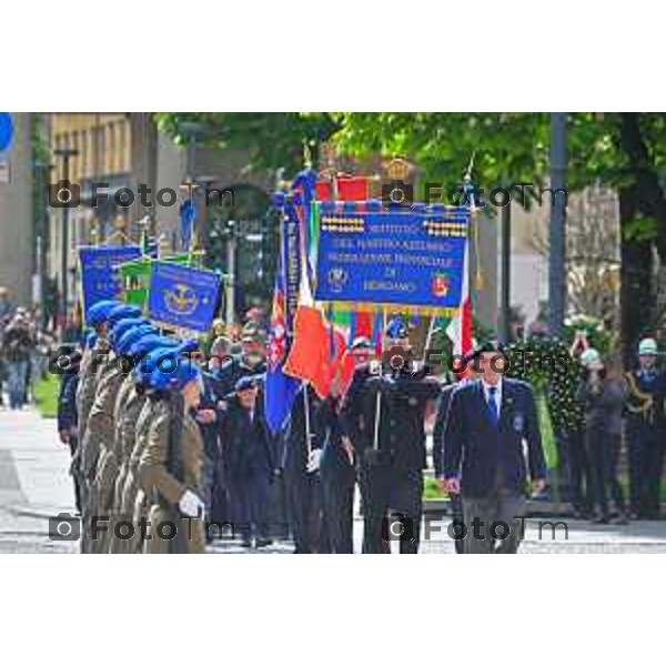 Foto Manzoni Tiziano/LaPresse 25-04-2023Bergamo Italia - Cronaca - Bergamo festa 25 aprile, le celebrazioni della Liberazione