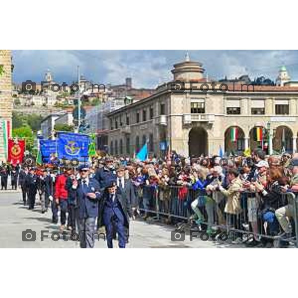 Foto Manzoni Tiziano/LaPresse 25-04-2023Bergamo Italia - Cronaca - Bergamo festa 25 aprile, le celebrazioni della Liberazione