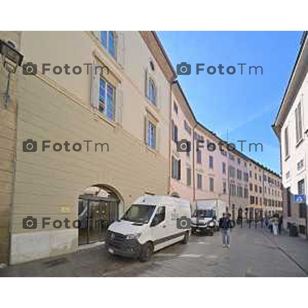 Foto Manzoni Tiziano/LaPresse 26-04-2023Bergamo Italia - Cronaca - Bergamo visita spazi di Palazzo Santo Spirito storico hotel del centro