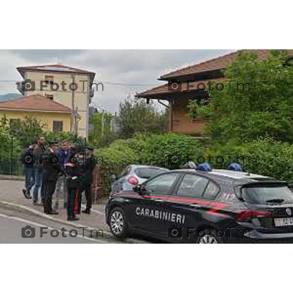 Tiziano Manzoni/LaPresse 9-01- 2023 Bergamo, Italia Cronaca Bergamo Mapello Bg nucleo scientifica alla Casa di Stefania Rota