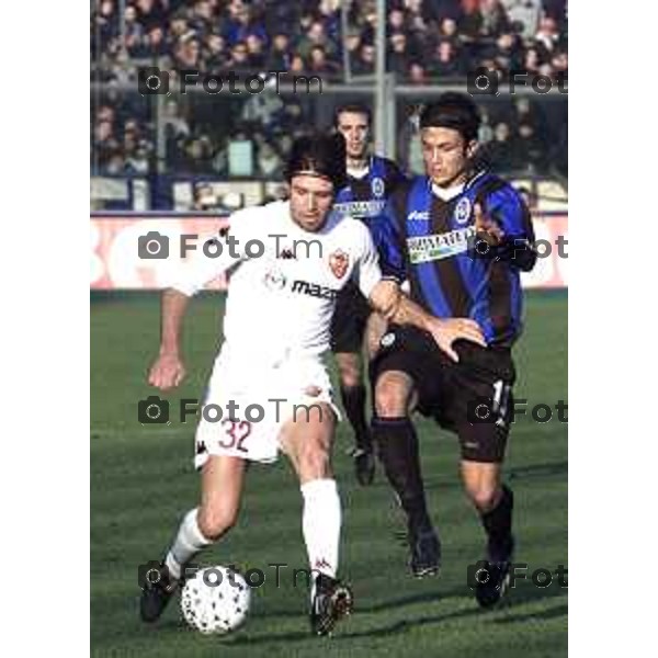 BERGAMO 19 GENNAIO 2003 CAMPIONATO DI CALCIO SERIE A ATALANTA ROMA PRIMO TEMPO CANDELA\'-PIA\'