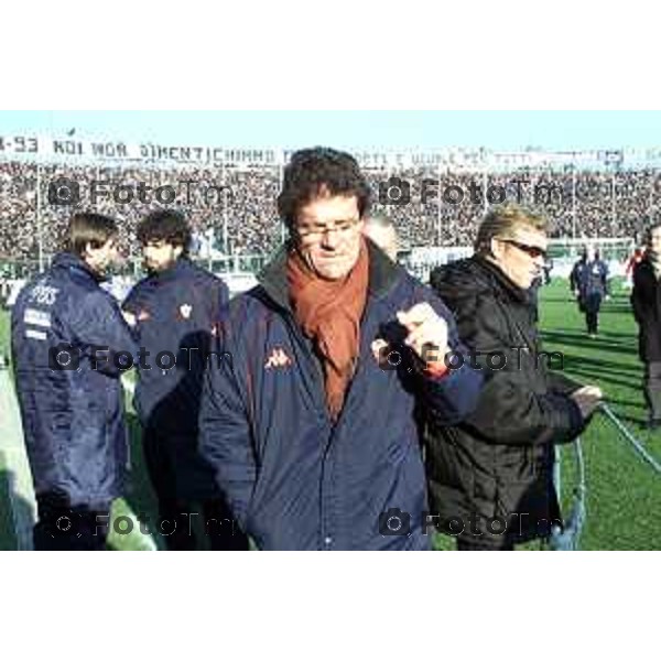 BERGAMO 19 GENNAIO 2003 CAMPIONATO DI CALCIO SERIE A ATALANTA ROMA PRIMO TEMPO CAPELLO