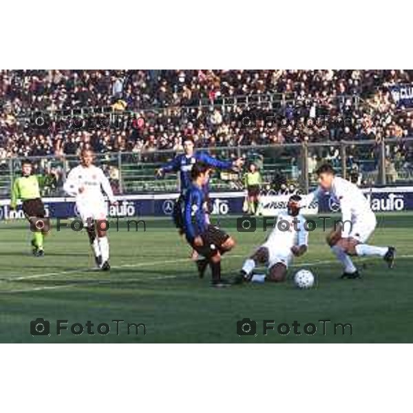 BERGAMO 19 GENNAIO 2003 CAMPIONATO DI CALCIO SERIE A ATALANTA ROMA PRIMO TEMPO