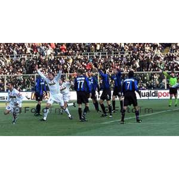 STADIO COMUNALE DI BERGEMO ATALANTA-JUVE CAMPIONATO IT. CALCIO SERIE "A" PER MAURO FOTOCRONACHE OMEGA