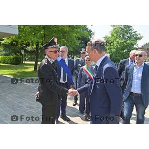 Foto Manzoni Tiziano/LaPresse 6-05-2023Bergamo Italia - Cronaca - Bergamo consegna diplomi dell\'Istituto Giulio Natta Giuseppe Valditara, Ministro dell\'istruzione e del Merito.
