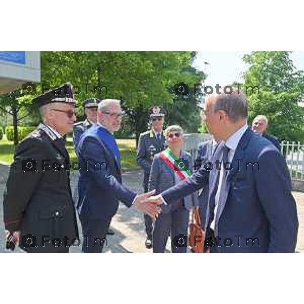Foto Manzoni Tiziano/LaPresse 6-05-2023Bergamo Italia - Cronaca - Bergamo consegna diplomi dell\'Istituto Giulio Natta Giuseppe Valditara, Ministro dell\'istruzione e del Merito.