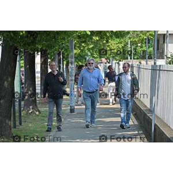 Foto Manzoni Tiziano/LaPresse 6-05-2023Bergamo Italia - Cronaca - Bergamo Bepper Bedolis Fabio Paravisi e Luca Bonzanni
