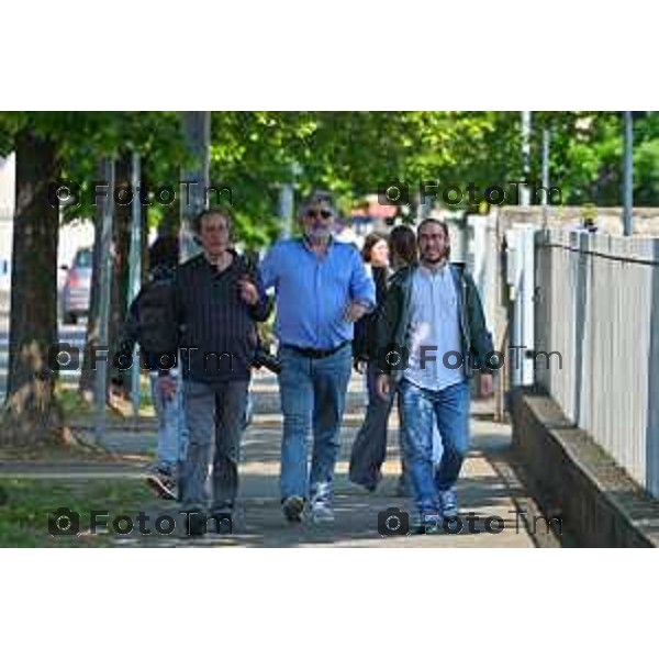 Foto Manzoni Tiziano/LaPresse 6-05-2023Bergamo Italia - Cronaca - Bergamo Bepper Bedolis Fabio Paravisi e Luca Bonzanni