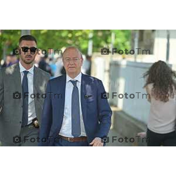 Foto Manzoni Tiziano/LaPresse 6-05-2023Bergamo Italia - Cronaca - Bergamo consegna diplomi dell\'Istituto Giulio Natta Giuseppe Valditara, Ministro dell\'istruzione e del Merito.