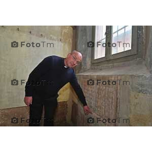 Foto Manzoni Tiziano/LaPresse 11-05-2023Bergamo Italia - Cronaca - Bergamo estauro basilica di San Martino e Santa Maria Assunta la chiesa Treviglio,