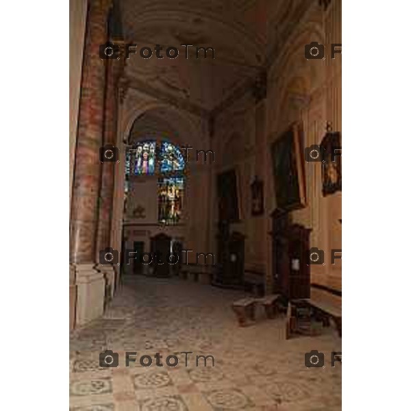 Foto Manzoni Tiziano/LaPresse 11-05-2023Bergamo Italia - Cronaca - Bergamo estauro basilica di San Martino e Santa Maria Assunta la chiesa Treviglio,