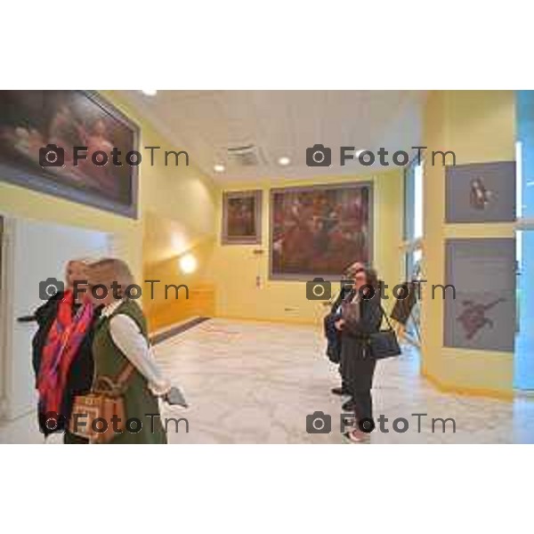 Foto Manzoni Tiziano/LaPresse 11-05-2023Bergamo Italia - Cronaca - Bergamo Clinica POnte San Pietro Mostra“Antonio Cifrondi dove la medicina cura il corpo l’arte cura l’anima”