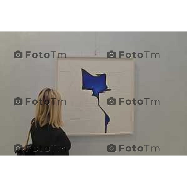Foto Manzoni Tiziano/LaPresse 12-5-2023Bergamo Italia - Cronaca - Fondazione Piero Cattaneo, Fondazione Creberg , l’esposizione “Memorie Future. Opere di Piero Cattaneo”, a cura di Marcella Cattaneo e Angelo Piazzoli.