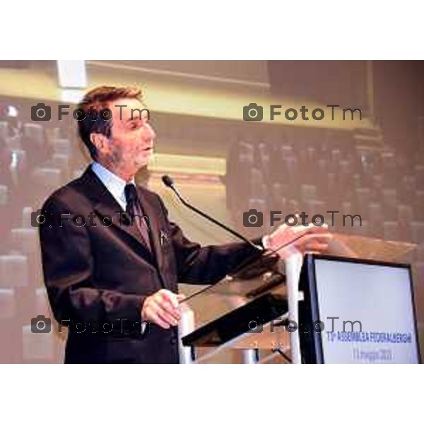 Foto Manzoni Tiziano/LaPresse 13-05-2023 Bergamo Italia - Cronaca - Bergamo Brescia, Capitale italiana della Cultura 2023, per la 73a Assemblea Nazionale della Federalberghi.