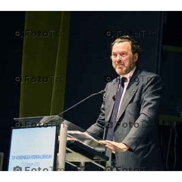 Foto Manzoni Tiziano/LaPresse 13-05-2023 Bergamo Italia - Cronaca - Bergamo Brescia, Capitale italiana della Cultura 2023, per la 73a Assemblea Nazionale della Federalberghi.