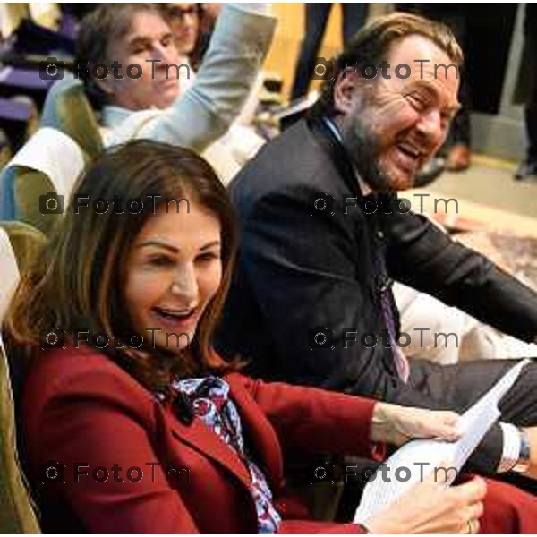 Foto Manzoni Tiziano/LaPresse 13-05-2023 Bergamo Italia - Cronaca - Bergamo Brescia, Capitale italiana della Cultura 2023, per la 73a Assemblea Nazionale della Federalberghi.