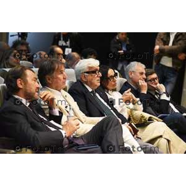 Foto Manzoni Tiziano/LaPresse 13-05-2023 Bergamo Italia - Cronaca - Bergamo Brescia, Capitale italiana della Cultura 2023, per la 73a Assemblea Nazionale della Federalberghi.