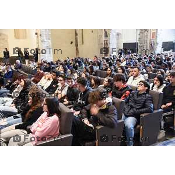 Foto Manzoni Tiziao/LaPresse 18-05-2023Bergamo Italia - Cronaca - Bergamo convegno “Lorenzo Lotto, identikit di un Genio” presentato il vero volto dell’artista