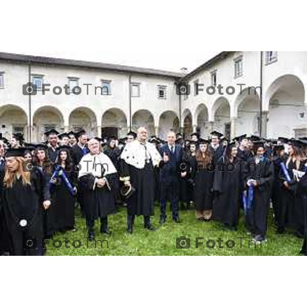 Foto Manzoni Tiziano/LaPresse 20-05-2023 Bergamo Italia - Cronaca - Bergamo\'Aula Magna della sede universitaria di Sant’Agostino in Città Alta a Bergamo si terrà il Graduation Day dell’Università degli studi di Bergamo.