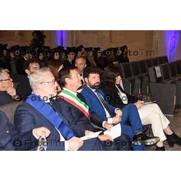 Foto Manzoni Tiziano/LaPresse 20-05-2023 Bergamo Italia - Cronaca - Bergamo\'Aula Magna della sede universitaria di Sant’Agostino in Città Alta a Bergamo si terrà il Graduation Day dell’Università degli studi di Bergamo.