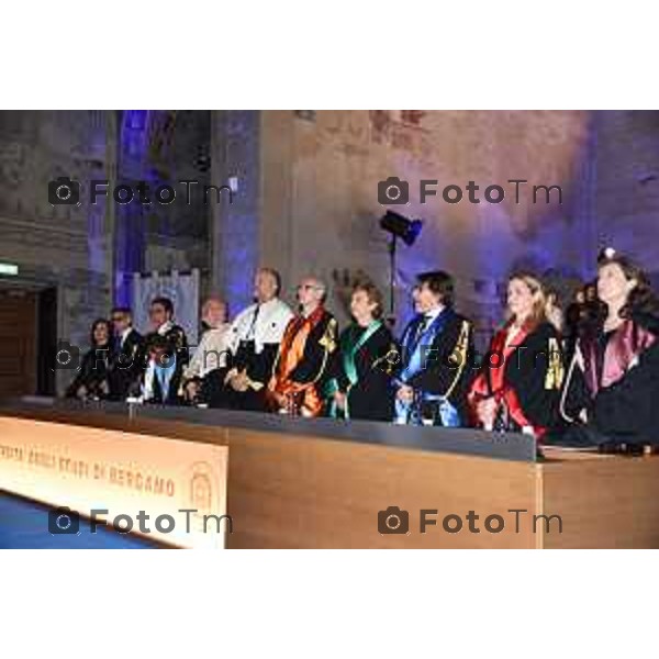 Foto Manzoni Tiziano/LaPresse 20-05-2023 Bergamo Italia - Cronaca - Bergamo\'Aula Magna della sede universitaria di Sant’Agostino in Città Alta a Bergamo si terrà il Graduation Day dell’Università degli studi di Bergamo.