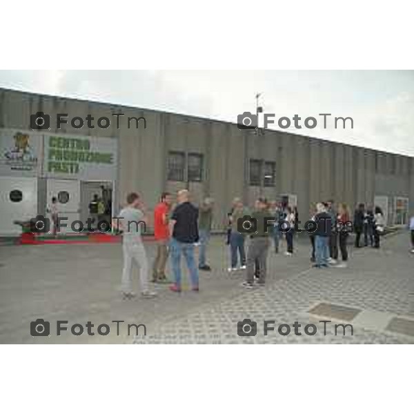 Tiziano Manzoni/LaPresse 24-05- 2023 Bergamo, Italia Cronaca Curnasco di Treviolo Bergamo SER CAR S.P.A.inaugurazione Nuovo Centro produzione pasti per la ristorazione scolastica