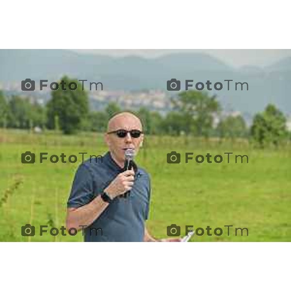 Foto Manzoni Tiziano/LaPresse 30-05-2023Bergamo Italia - Cronaca - inaugura Legami Dreamland, il parco naturale che ricade nel territorio della città di Bergamo, Sindaco di Bergamo Giorgio Gori e il CEO e direttore creativo di Legami Alberto Fassi,